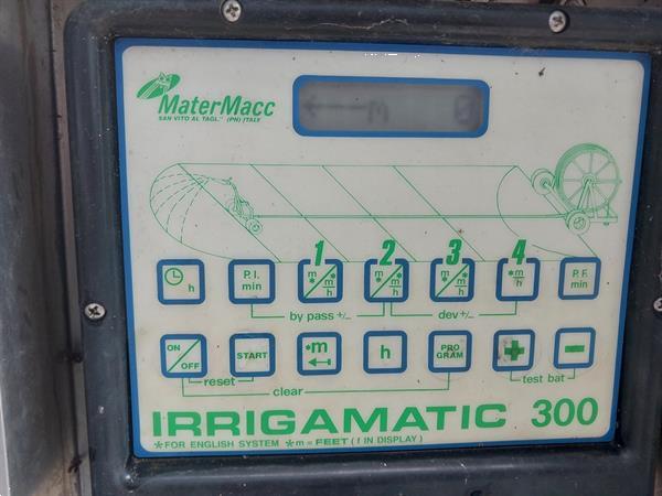 Grote foto rm 90 350 beregeningshaspel met computer agrarisch beregeningapparatuur