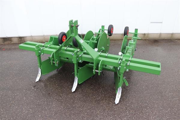 Grote foto folielegger 2 rijig met vast middenelement en ruggenvormers agrarisch zaaimachines