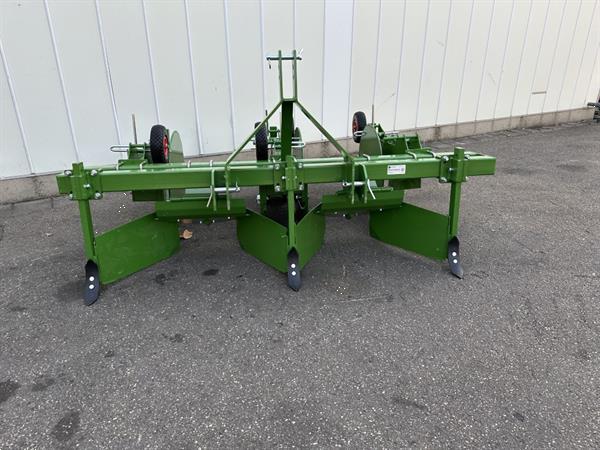 Grote foto folielegger 2 rijig met vast middenelement en ruggenvormers agrarisch zaaimachines