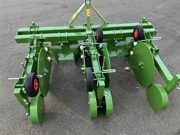 Grote foto folielegger 2 rijig met vast middenelement en ruggenvormers agrarisch zaaimachines