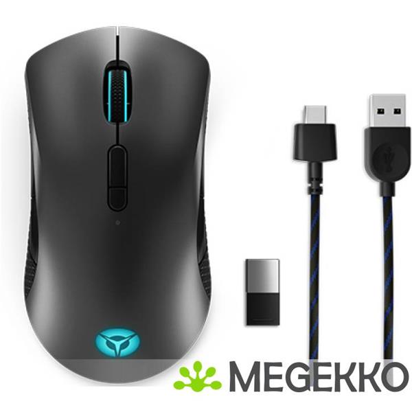 Grote foto lenovo legion m600 wireless gaming muis ambidextrous rf wireless bluetooth usb type a optisch 16000 computers en software overige computers en software