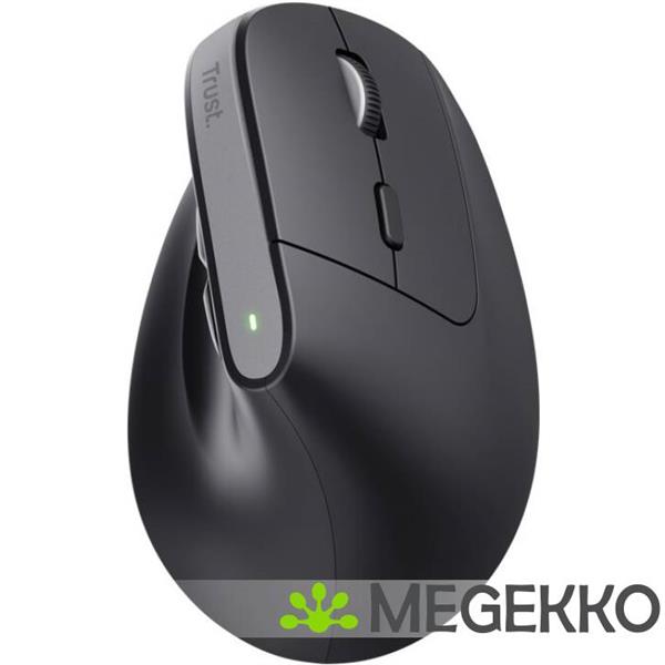 Grote foto trust bayo draadloze ergonomische muis zwart computers en software overige computers en software