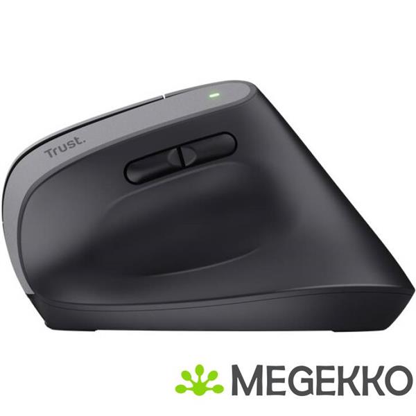 Grote foto trust bayo draadloze ergonomische muis zwart computers en software overige computers en software