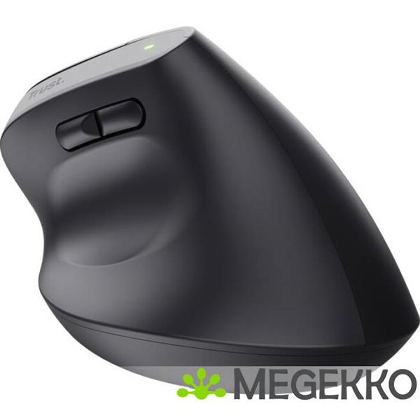 Grote foto trust bayo draadloze ergonomische muis zwart computers en software overige computers en software