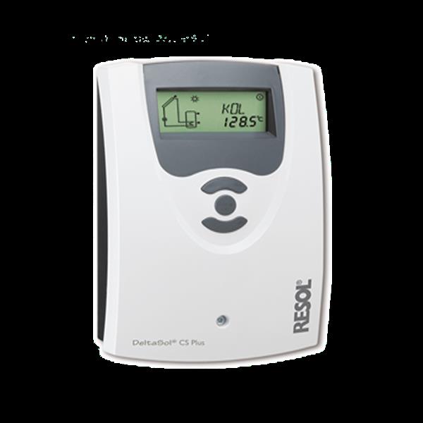 Grote foto resol deltasol cs plus temperatuurregeling voor zonneboiler met sensoren doe het zelf en verbouw sanitair