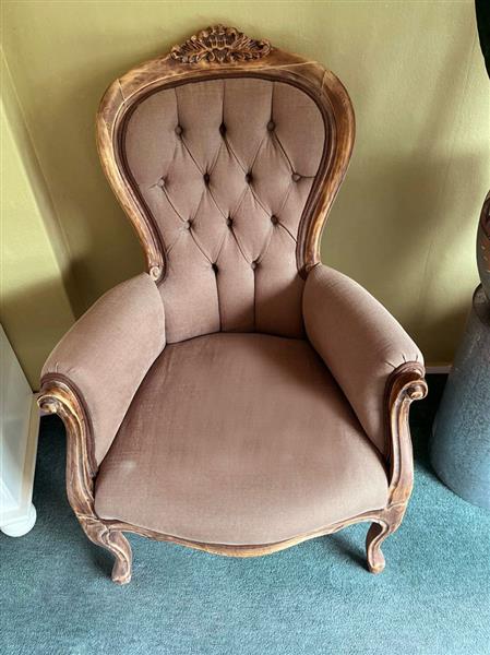 Grote foto te koop vintage antieke feuteuil huis en inrichting fauteuils