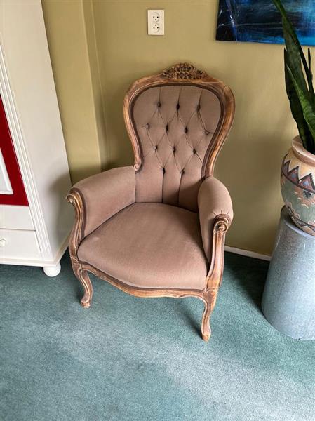Grote foto te koop vintage antieke feuteuil huis en inrichting fauteuils