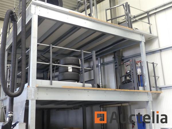 Grote foto manorga mezzanine opslagplatform met 2 verdiepingen doe het zelf en verbouw hefwerktuigen