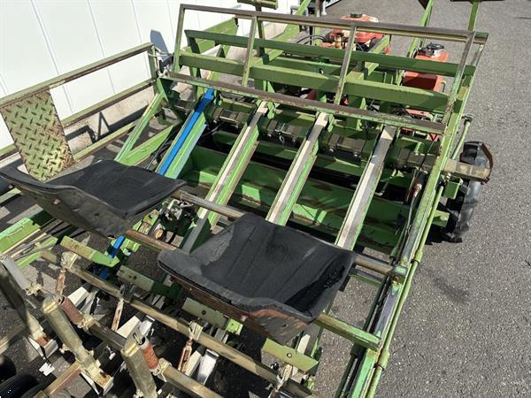 Grote foto basrijs slaplantmachine 6 rijen agrarisch zaaimachines