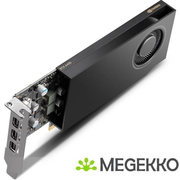 Grote foto pny nvidia rtx a400 4 gb gddr6 computers en software videokaarten