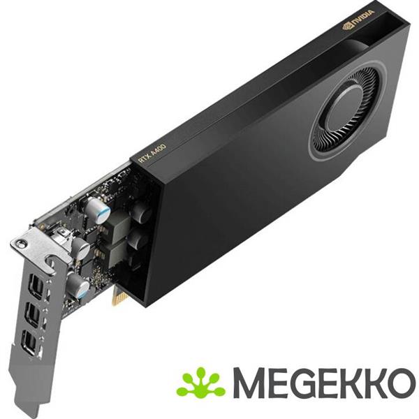 Grote foto pny nvidia rtx a400 4 gb gddr6 computers en software videokaarten