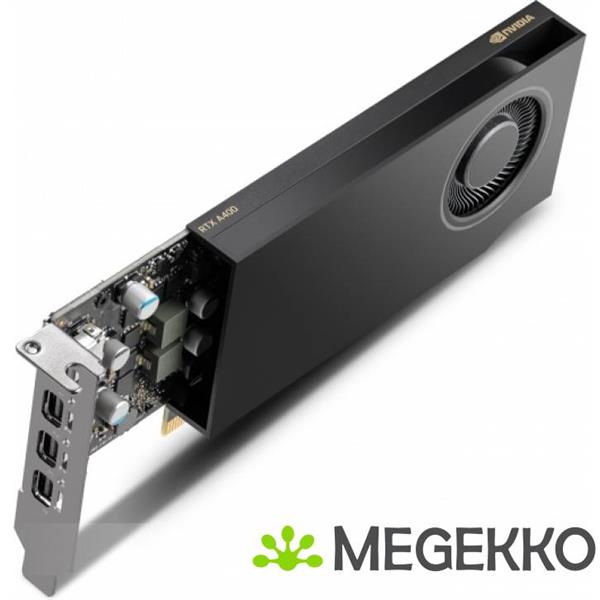 Grote foto pny nvidia rtx a400 4 gb gddr6 computers en software videokaarten