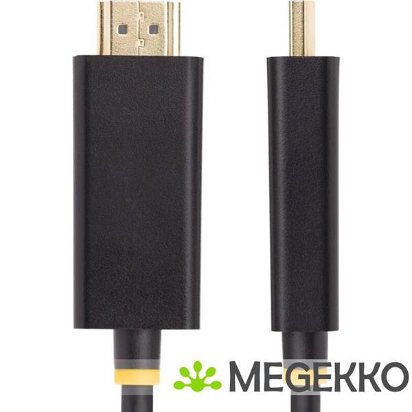 Grote foto startech.com 1m displayport naar hdmi adapter kabel 4k 60hz met hdr dp naar hdmi 2.0b actieve vid computers en software overige computers en software