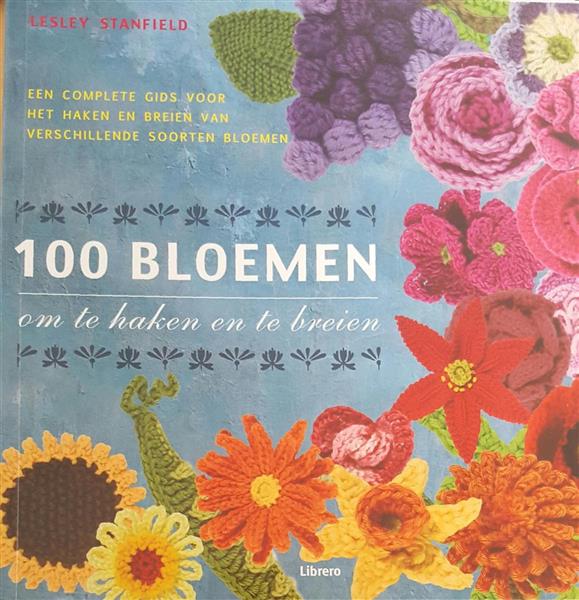 Grote foto 100 bloemen om te haken en te breien boeken hobby en vrije tijd