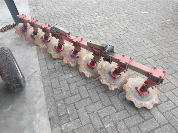 Grote foto lemken juwel 8 v3n100 3 schaar ploeg met snedemixer agrarisch ploegen