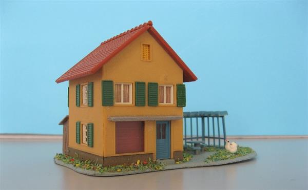 Grote foto winkel met woonhuis en kip h0 ho nh1054 hobby en vrije tijd h0