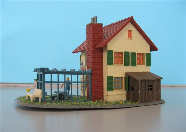 Grote foto winkel met woonhuis ho h0 nh1055 hobby en vrije tijd h0