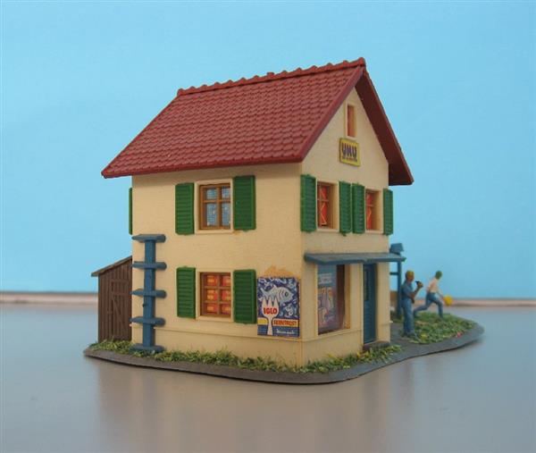 Grote foto winkel met woonhuis ho h0 nh1055 hobby en vrije tijd h0