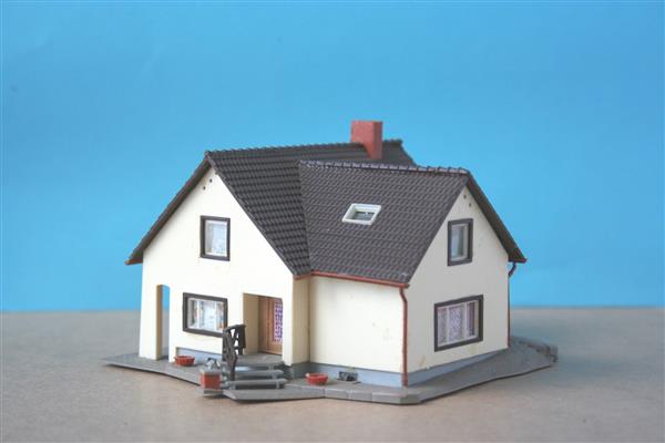 Grote foto villa met garageblok faller 270 h0 ho nh1063 hobby en vrije tijd h0