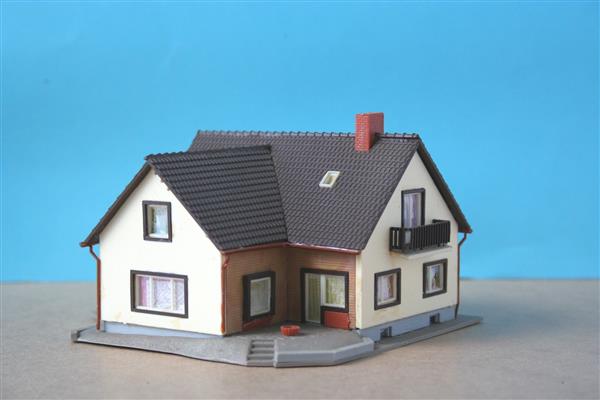 Grote foto villa met garageblok faller 270 h0 ho nh1063 hobby en vrije tijd h0