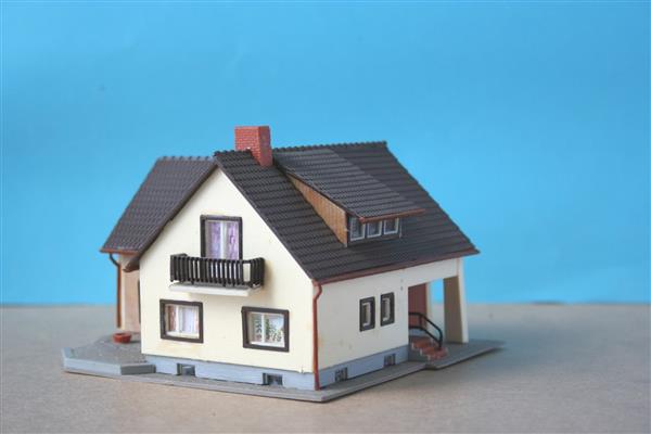 Grote foto villa met garageblok faller 270 h0 ho nh1063 hobby en vrije tijd h0