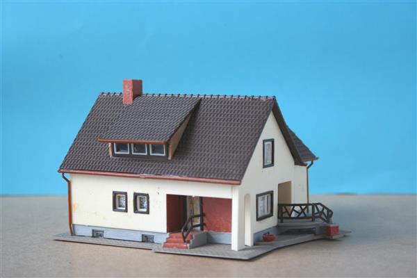 Grote foto villa met garageblok faller 270 h0 ho nh1063 hobby en vrije tijd h0