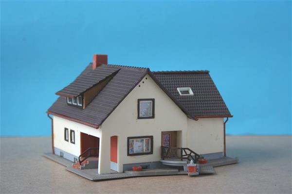 Grote foto villa met garageblok faller 270 h0 ho nh1063 hobby en vrije tijd h0