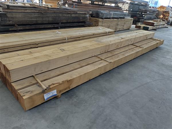Grote foto 200x200mm eiken fijnbezaagd 600cm doe het zelf en verbouw hout en planken