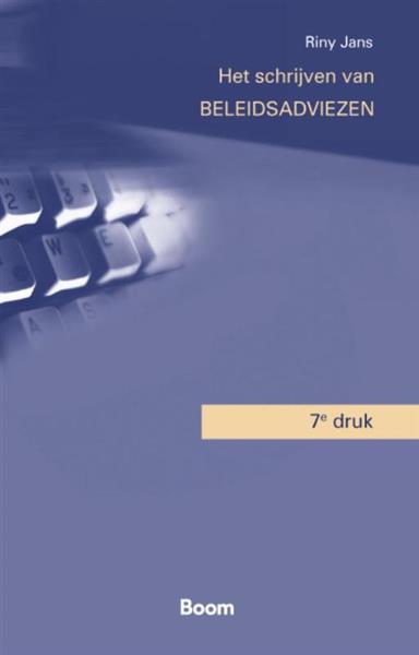 Grote foto pm reeks het schrijven van beleidsadviezen pm reeks boeken overige boeken