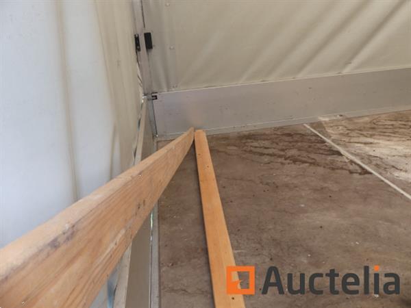 Grote foto lusinn 2 assige aanhanger met zwenkdissel en dekzeil gdp3548 agrarisch aanhangwagens