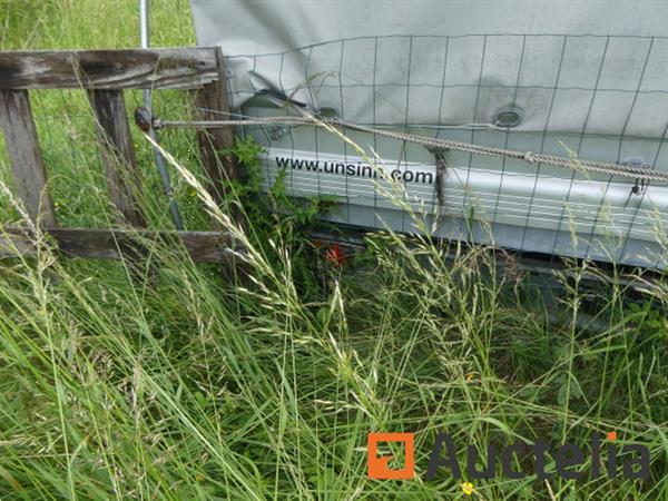 Grote foto lusinn 2 assige aanhanger met zwenkdissel en dekzeil gdp3548 agrarisch aanhangwagens