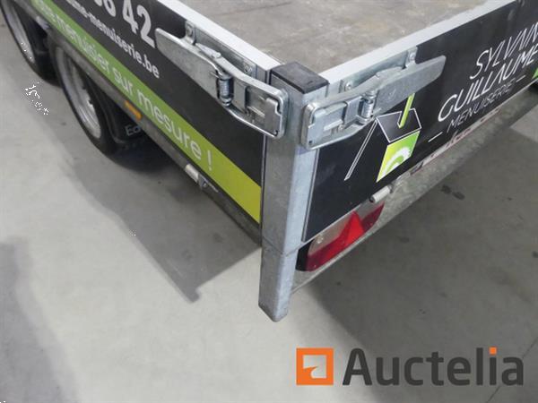Grote foto eduards ongeremde dubbelassige aanhangwagen agrarisch aanhangwagens