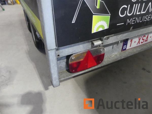 Grote foto eduards ongeremde dubbelassige aanhangwagen agrarisch aanhangwagens