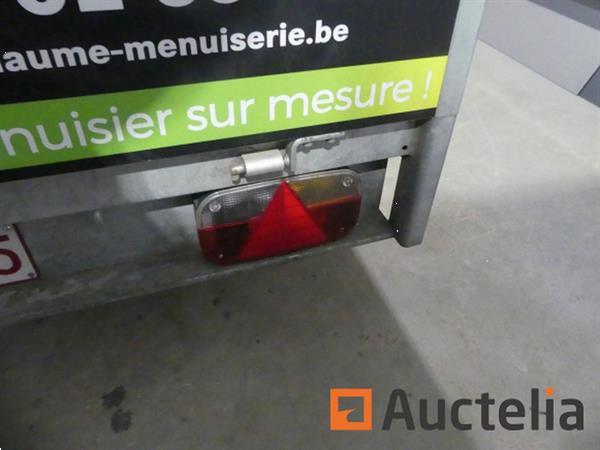 Grote foto eduards ongeremde dubbelassige aanhangwagen agrarisch aanhangwagens