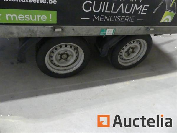 Grote foto eduards ongeremde dubbelassige aanhangwagen agrarisch aanhangwagens