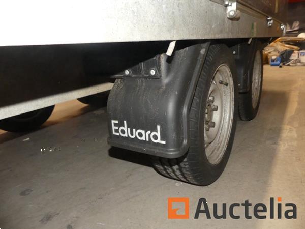 Grote foto eduards ongeremde dubbelassige aanhangwagen agrarisch aanhangwagens