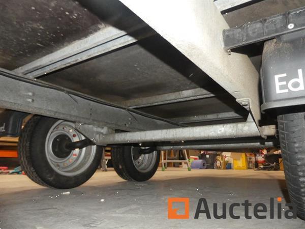 Grote foto eduards ongeremde dubbelassige aanhangwagen agrarisch aanhangwagens