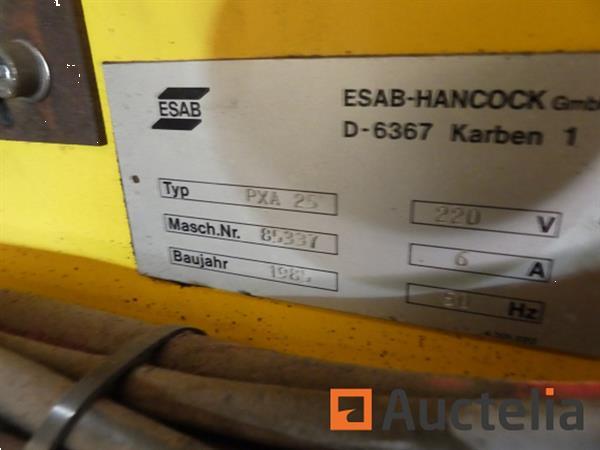 Grote foto esab pxa 25 plasmasnijmachine doe het zelf en verbouw ijzerwaren en bevestigingsmiddelen
