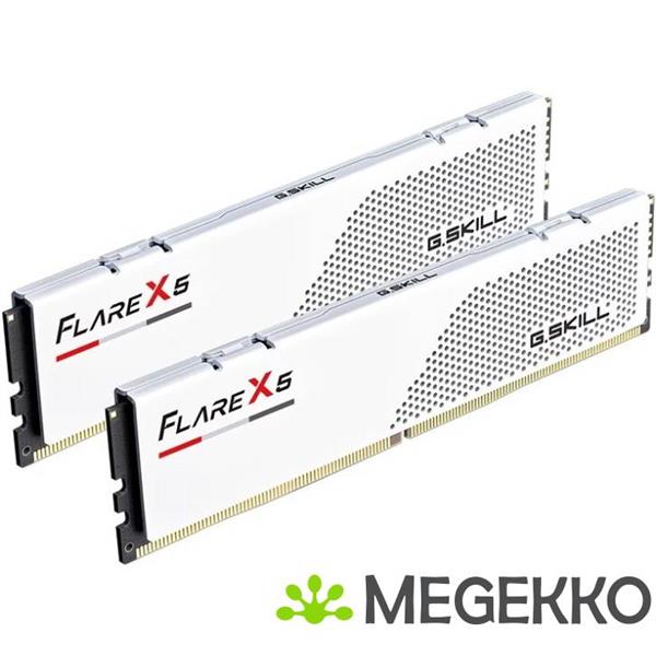 Grote foto g.skill ddr5 flare x5 2x32gb 6000 cl36 wit computers en software overige computers en software