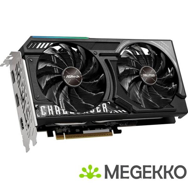 Grote foto asrock radeon rx 9060 xt challenger 16gb computers en software videokaarten