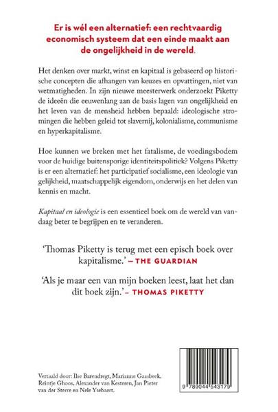 Grote foto kapitaal en ideologie boeken literatuur