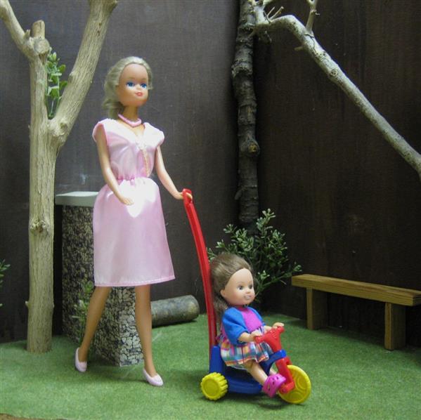 Grote foto steffi love met evi kindje simba pop24 kinderen en baby poppen