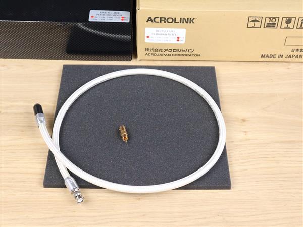 Grote foto acrolink 7n da6100iv mexcel highend digital 75 ohm audio interconnect bnc rca 1 0 metre audio tv en foto onderdelen en accessoires