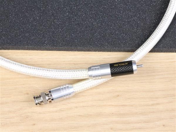 Grote foto acrolink 7n da6100iv mexcel highend digital 75 ohm audio interconnect bnc rca 1 0 metre audio tv en foto onderdelen en accessoires
