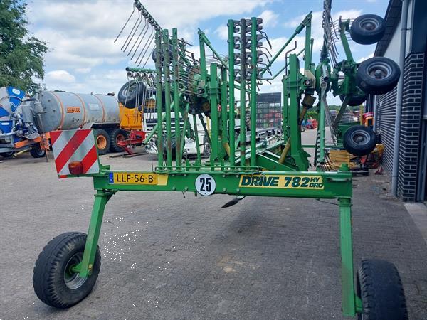 Grote foto stoll 782 hydro dubbele hark agrarisch harken