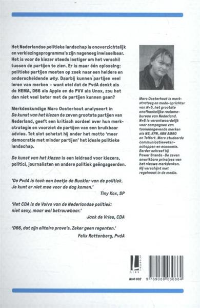 Grote foto de kunst van het kiezen boeken politiek en maatschappij