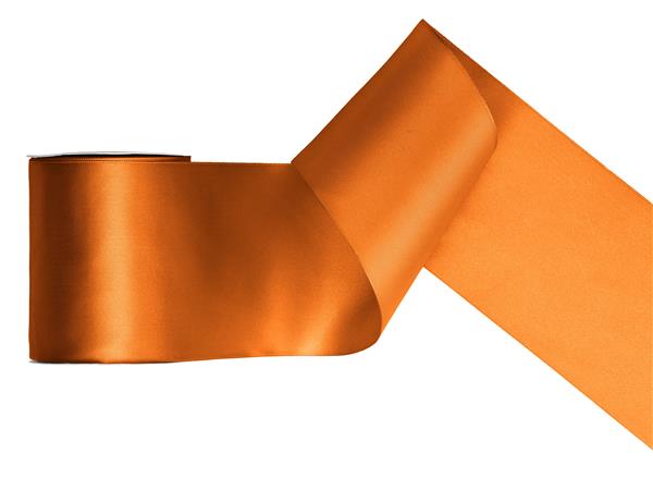 Grote foto satin ribbon rusty 100mm 25m verzamelen overige verzamelingen