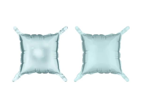 Grote foto foil balloon curtain double sided square misty blue 35 x 35 cm verzamelen overige verzamelingen
