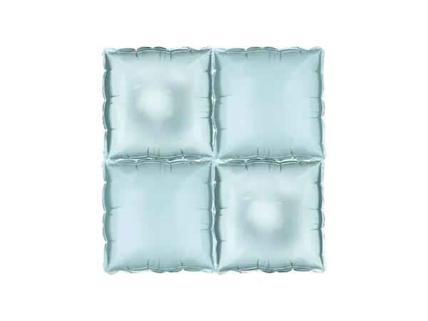 Grote foto foil balloon curtain double sided square misty blue 35 x 35 cm verzamelen overige verzamelingen