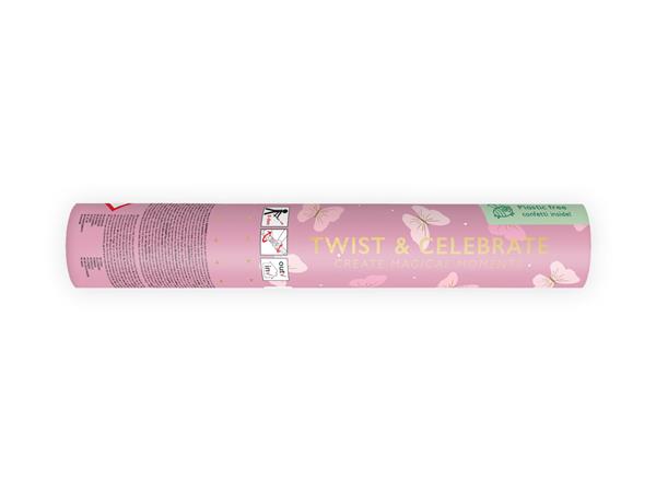 Grote foto confetti cannon pink butterflies 20cm verzamelen overige verzamelingen